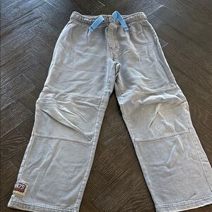 Naartjie Kids Gray Pants with Blue Accents